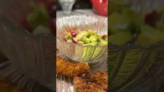 Sunday Dinner ~ Panko Fried Cod with Radish Avocado Salad #anactorspantry #BeAStarWhereYouAre