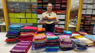 FESTIVAL SPECIAL😍🚨Bangalore Malleshwaram Beautiful & Budget Friendly Sarees.Single saree courier av.