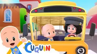Las ruedas del bus de la ciudad 🚍🏙️ Canciones infantiles para beb&eacute;s con Cleo y Cuqu&iacute;n