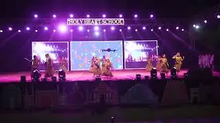 State-Gujrat, Dance-Garba, Theme- Bharat Darshen, Annual Function 2025, Holy Heart School