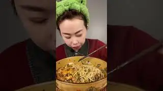 吃炒面 Mukbang Chinese Food and Eating Sound #012