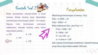 Aplikasi Turunan dalam Kehidupan Sehari   hari