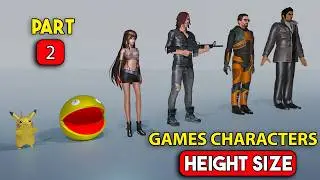 3D Game Robots Height Comparison | Game Characters Size Comparison | Game Robots