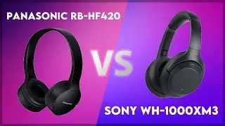 Panasonic RB-HF420 vs Sony WH-1000XM3 Technical Comparison