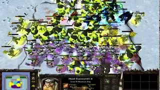 (R16H) 25 Dreadlord vs 25 Demon Hunter vs 25 MKing vs 25 Blademaster (Lv10 With Skills) 1080p