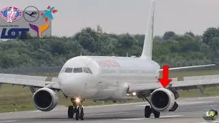 Spotting in Lviv | Airbus A321-200 (Wind Rose Aviation) REVERSE BY ONLY ONE ENGINE + (B734, An24...)