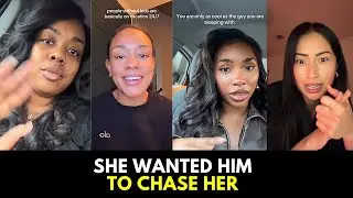 Woman Shocked After Realizing Man Wasn't Going To Chase Her Like She Imagine