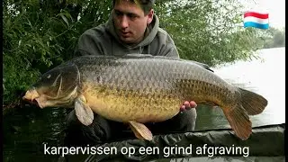 een weekend lang op Karper vissen in een diep grind afgraving met zwaar regenweer. Oktober sessie