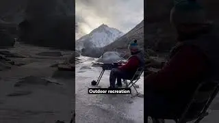 Outdoor Cooking in the Mountains | Steak, Hot Tea & Winter Nature #mountaincooking