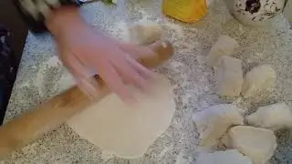 Сочни с картошкой по деревенски.