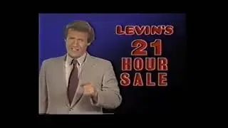 1985 Levin's Furniture & Apps 21 Hour Sale Commercial (WTAF Channel 29 All Night Long Movie) 11-8-85