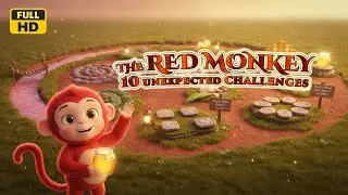 Smart Red Monkey Conquers 10 Fire-Garden Trials | Disney-Style Animated Film Adventure