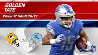 Golden Tate's 7 Grabs, 104 Yards, 1 TD & 2 Pt. Toss! | Packers vs. Lions | Wk 17 Player Highlights