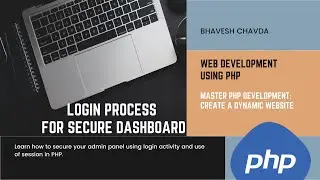 Create login page for secure dashboard using PHP MySQL and Session