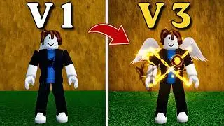 Going From NOOB Angel V1 to GODLY Angel V3 in Blox Fruits! 🔥😱