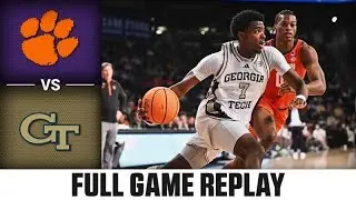 Clemson vs. Georgia Tech Full Game Replay | 2025-26 ACC Men's Basketball