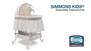 Simmons Kids&reg; Slumber Time Gliding Bassinet Assembly Video