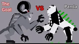 THE GOAT vs PANDA - Who Is Stronger ? 99 Nights In The Forest - People Playground