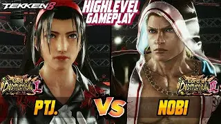 Tekken 8 &ndash; PTJ (JUN KAZAMA) vs NOBI (STEVE FOX) &ndash; T8 High Level Gameplay!
