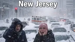 ⛄ Paralyzed Streets and Freezing Cold | A Snowstorm Hits New York and New Jersey ❄️