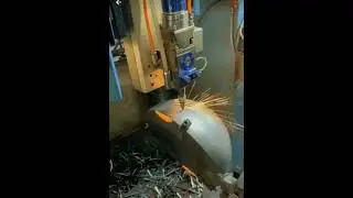 5 axis lazercutting #lasercutting #lasercutting #laser metal #mechanicalengineering #automation