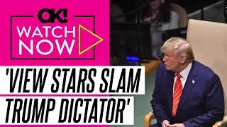 'The View' Stars Slam 'Jerk' Donald Trump for Adding His Name to the Kennedy Center: 'It's Very Dict