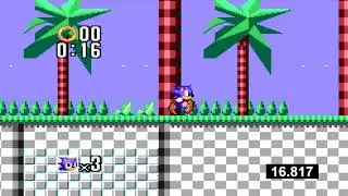 Sonic 2 Game Gear Autodemo - #epic speedrun