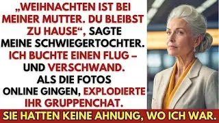 „Weihnachten ist bei meiner Mutter. Du bleibst zu Hause“–also buchte ich einen Flug und verschwand.