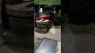 Titanium ingot forging