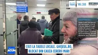 Cozi la taxele locale. Ghișeul.ro, blocat din cauza cererii mari