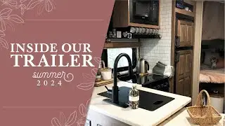 RV Travel Trailer Inside Peek! | EP16 | Our Summer 2024 Off-Grid Living Situation