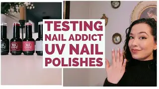 Testing NAIL ADDICT UV Nail Polishes with a POWER HOUR CLEAN WITH ME
