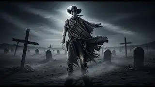 Dark Country Western Gothic &ndash; Skeletal Cowboy 4K