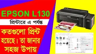 How To Check Total Print Count, Total Page Count in Epson All Model Printers 2023