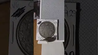 VG CANADA 1929 FIFTY CENT SILVER COIN