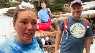 We Hiked Through Miles Of Snow! Weekend Camping Adventure!