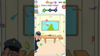 Draw a legit ticket Chapter 4| hide my proof #youtubeshorts #power #gameplay #youtube #game #dop