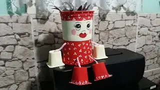 Vasinho boneca - passo a passo