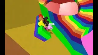 Rainbow slide  ₍ᐢ..ᐢ₎♡ ≽^&bull; ˕ &bull; ྀི≼(&bull;ૢ⚈͒⌄⚈͒&bull;ૢ)