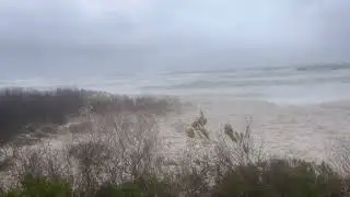 Wild coastal weather 