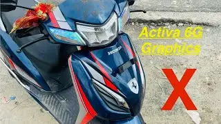 Activa 6G Modified | Activa X | Sticker Design