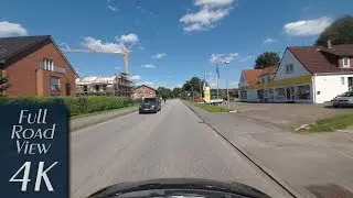 Ammersbek, Germany: Hoisb&uuml;ttel, Hamburger Stra&szlig;e, L&uuml;becker Stra&szlig;e - 4K (UHD/2160p/60p)