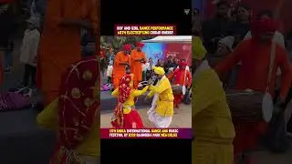 Boy and Girl Dance Performance with Crowd 11th India International Dance & Music Festival  New Delhi