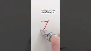 Writing cursive 