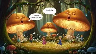 Funny Mushroom Dance Song 🌈 | Preschool Kids Song | Nursery Rhymes