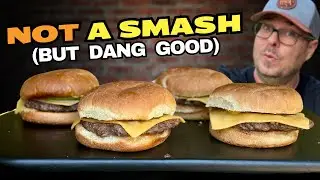 White Castle Burgers BUT Make them BIGGER! Easy Method on the Griddle