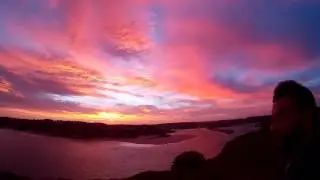 Sunrise over Porthkidney Sands
