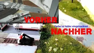 So baue ich einen Bahnübergang + Landschaftsgestaltung |Let´s Modellbahn