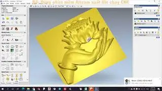 Hướng dẫn tải v&agrave; xuất Gcode cho m&aacute;y CNC đục gỗ || D&ugrave;ng phần mềm Jdpaint v&agrave; Artcam