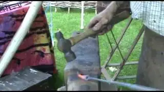Making a bow cradle fitting for an Austrian scythe